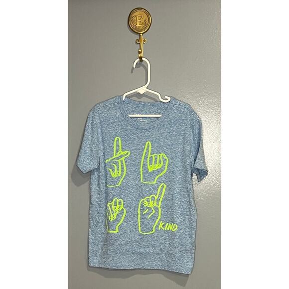 Crewcuts Other - Crewcuts "Kind" Sign Language Shirt - Boy's Size Medium